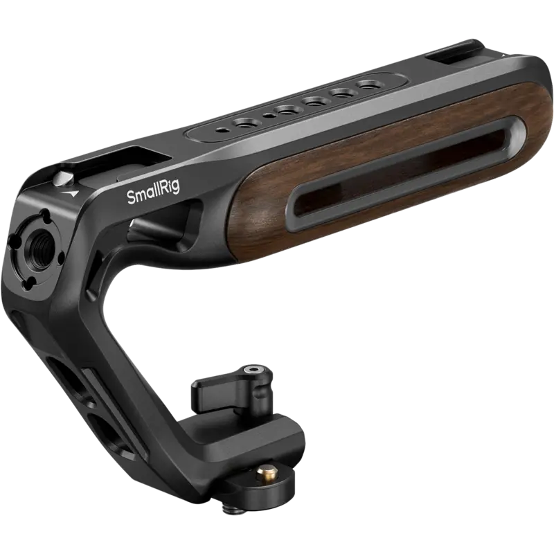 SmallRig 5251 Wooden Top Handle with NATO Clamp