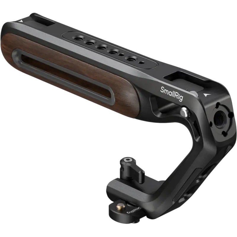 SmallRig 5251 Wooden Top Handle with NATO Clamp