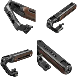 SmallRig 5251 Wooden Top Handle with NATO Clamp