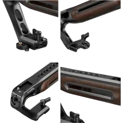 SmallRig 5251 Wooden Top Handle with NATO Clamp