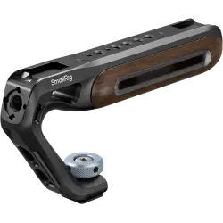SmallRig 5250 Wooden Top Handle with Cold Shoe Mount