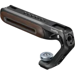 SmallRig 5250 Wooden Top Handle with Cold Shoe Mount