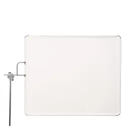 GlareOne White Flag 75x90 cm - biały dyfuzor na ramie (zestaw)