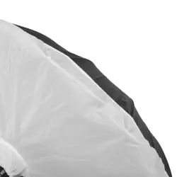 GlareOne Orb Silver 100 cm - srebrny parasol z dyfuzorem