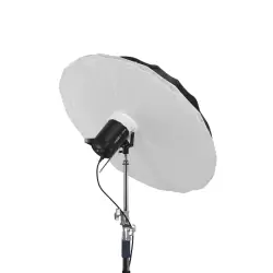 GlareOne Orb 100 White - biały parasol z dyfuzorem