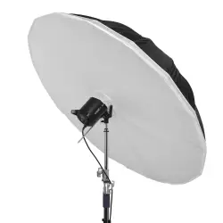 GlareOne Orb 150 White - biały parasol z dyfuzorem