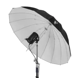 GlareOne Orb 150 White - biały parasol z dyfuzorem