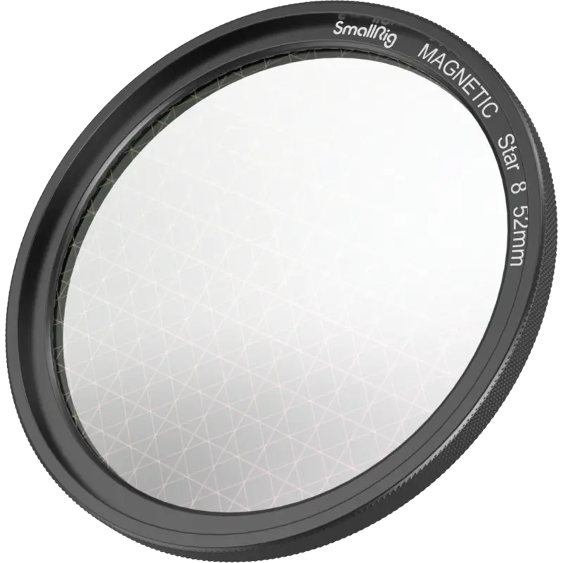 SmallRig 4218 MagEase Magnetic Star-Cross Filter Kit (8 Points) 52mm