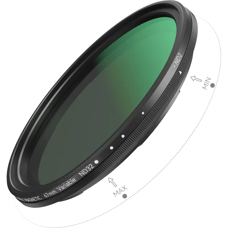 SmallRig 4581 Attachable VND Filter ND2-ND32 (1-5 Stop) 67mm