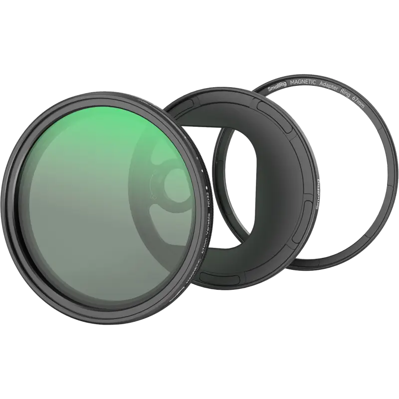 SmallRig 4724 Attachable VND Filter Kit ND2-ND32 (1-5 Stop) with M-mount Filter Adapter 67mm
