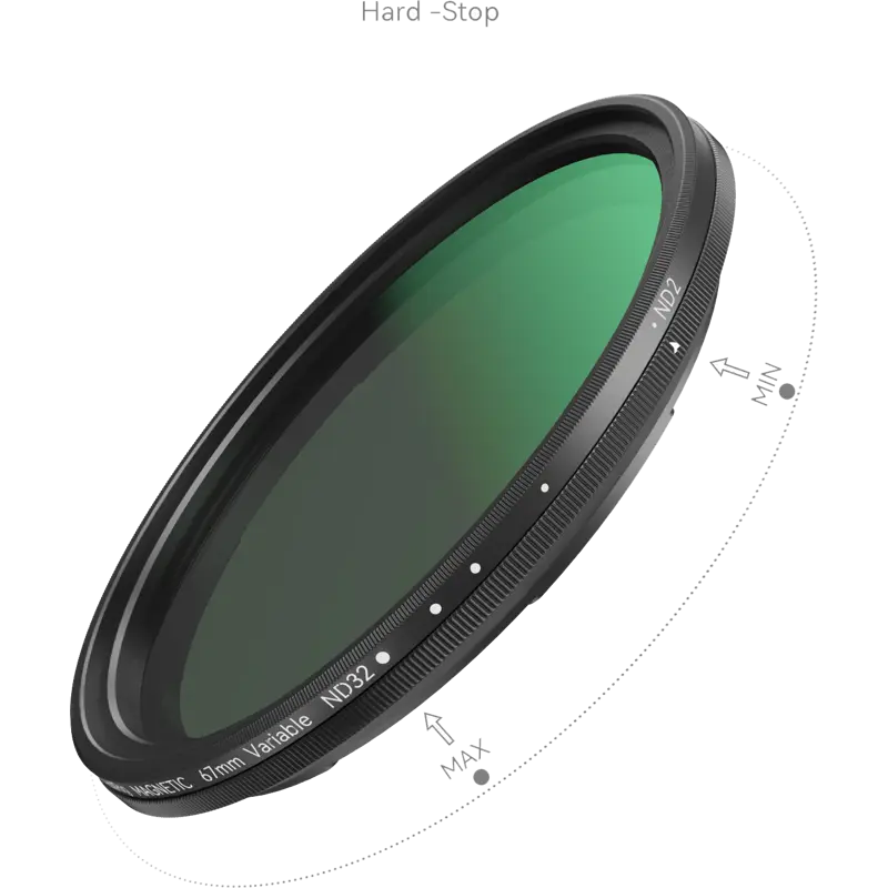 SmallRig 4725 Attachable VND Filter Kit ND2-ND32 (1-5 Stop) with T-mount Filter Adapter 67mm