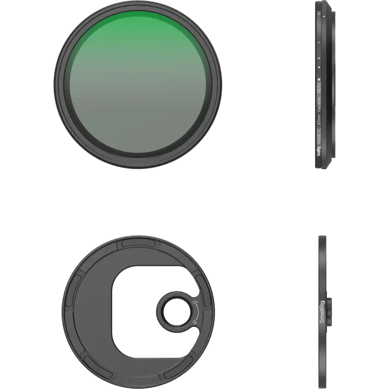 SmallRig 4725 Attachable VND Filter Kit ND2-ND32 (1-5 Stop) with T-mount Filter Adapter 67mm