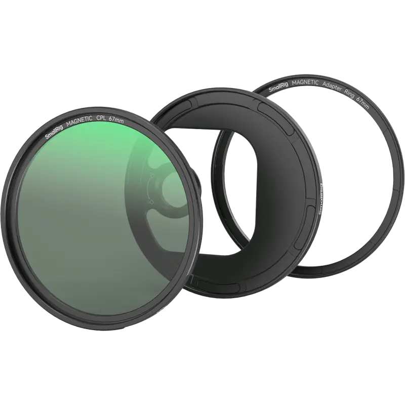 SmallRig 4727 Attachable CPL Filter with M-mount Filter Adapter (67mm)