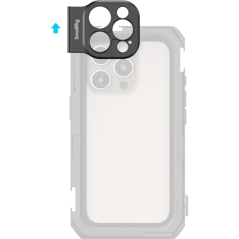 SmallRig 5009 Lens Backplate for iPhone 16 Series Cage 17mm Threaded