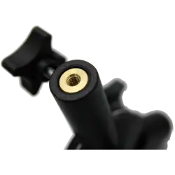 Kupo KS-015R Round Stud with 3/8" -16 Female and 1/4" -20 Female