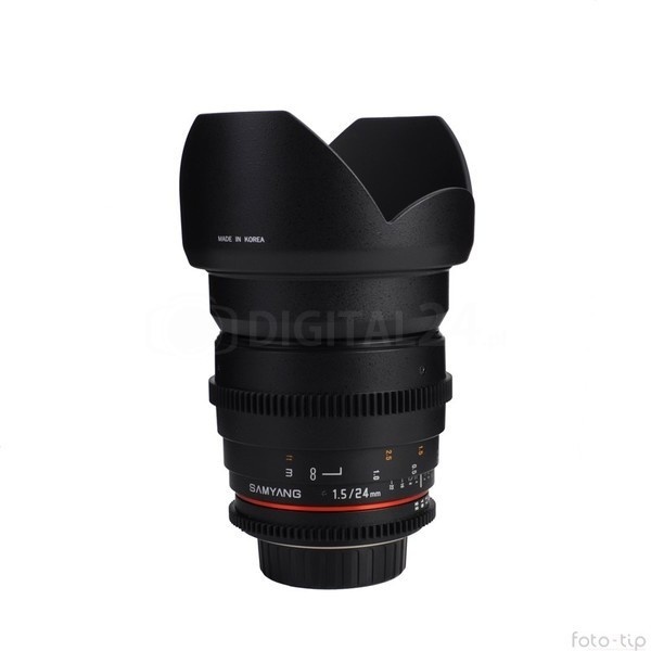 Obiektyw Samyang 24 mm T1.5 Nikon VDSLR
