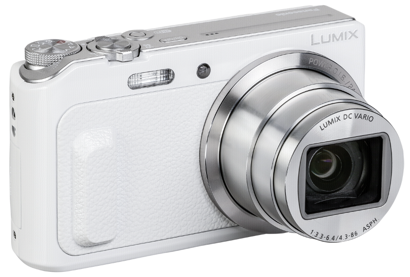 Aparat cyfrowy Panasonic Lumix DMC-TZ57 biały - Digital24