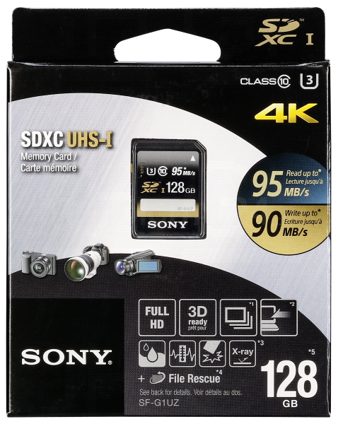 Karta pamięci Sony SDXC Professional 128GB Class 10 UHS-3 95MB/S