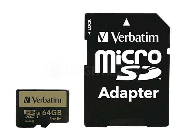 Karta pamięci Verbatim MicroSDXC Pro+ 64GB Class 10 UHS-I + adapter