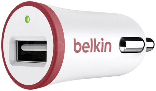 Ładowarka Belkin Mini samochodwa USB 1 A czerwona