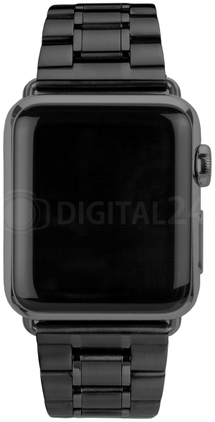 Pasek CASEual metalowy dla Apple Watch 38mm czarny