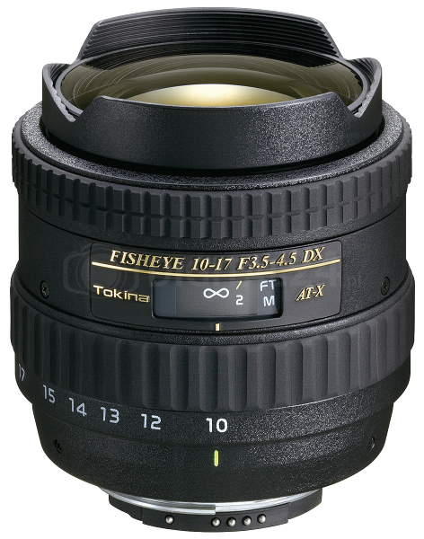 Obiektyw Tokina AT-X 10-17 mm f/3.5-4.5 107 DX NH Fisheye Canon