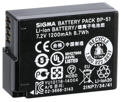 Sigma BP-51 akumulator litowo-jonowy