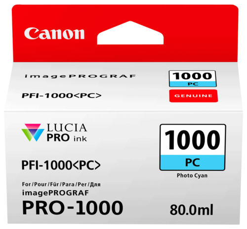 Tusz Canon PFI-1000 PC foto cyan