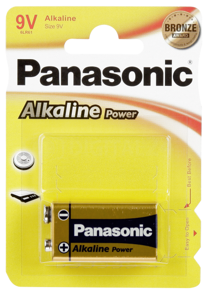 Bateria Panasonic Alkaline Power 9V
