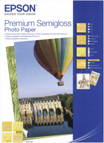 Papier Epson Premium Semi-gloss 251g A4 20 szt.