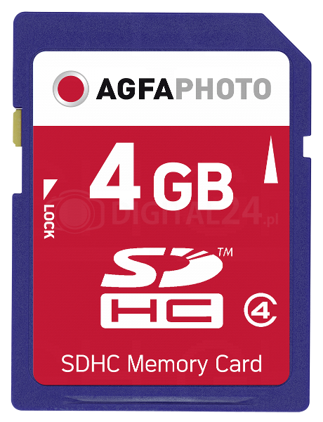 Karta pamięci AgfaPhoto SDHC 4GB Class 4