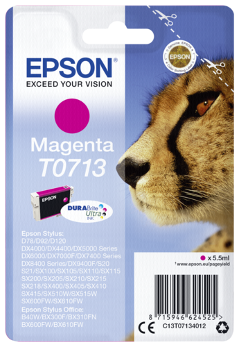 Epson ink cartridge magenta DURABrite T 071           T 0713