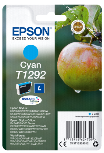 Epson ink cartridge cyan DURABrite T 129           T 1292