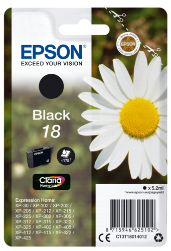 Epson ink cartridge czarny Claria Home T 180         T 1801