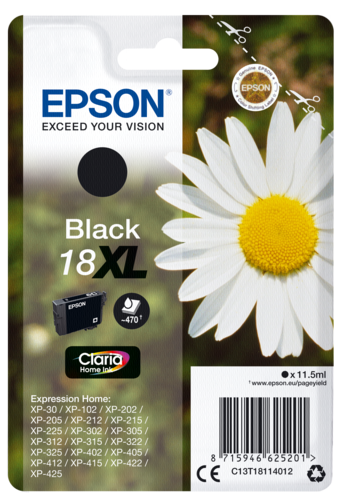 Epson ink cartridge XL czarny Claria Home T 181         T 1811