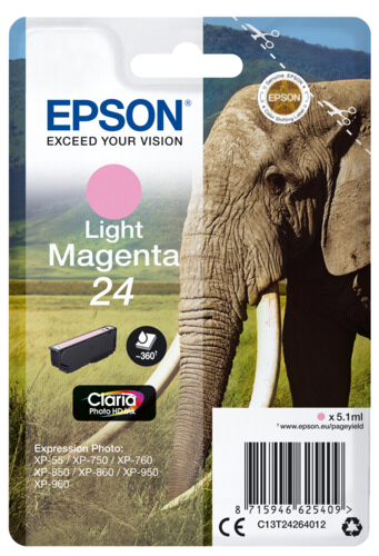 Epson ink cartridge jasny magenta Claria Photo HD   T 2426