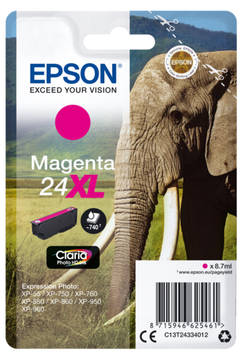 Epson ink cartridge XL magenta Claria Photo HD T 243     T 2433