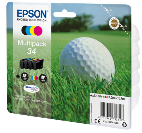 Epson DURABrite Ultra Multipak (4-kolorowy) 34             T 3466