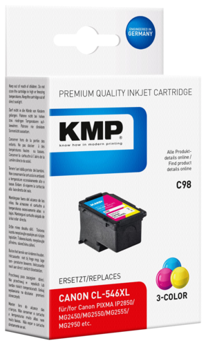 KMP C98  kolor kompatybilny z Canon CL-546 XL