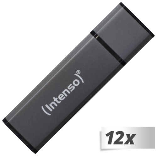 10x1 Intenso Alu Line        4GB USB Stick 2.0 Grafitowy