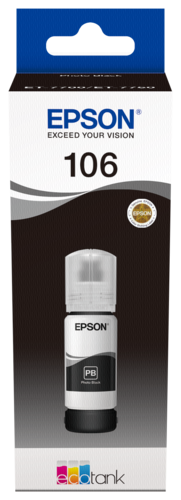 Epson EcoTank photo czarny T 106 70 ml               T 00R1