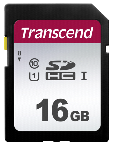 Karta pamięci Transcend SDHC 300S         16GB Class 10 UHS-I U1