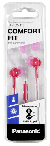 Słuchawki douszne Panasonic RP-TCM115E-P różowy