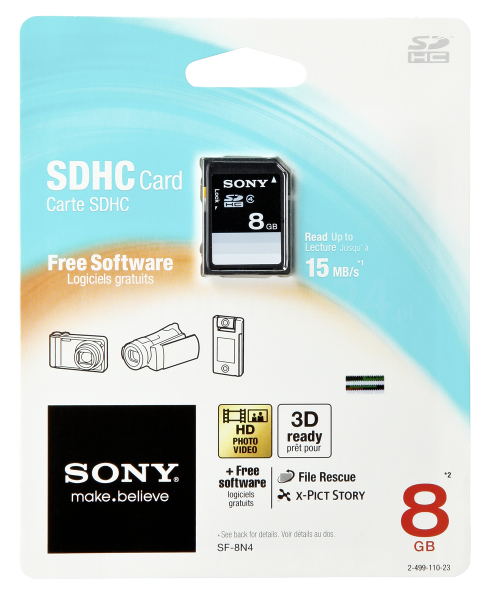 Karta pamięci Sony SDHC 8GB Class 4