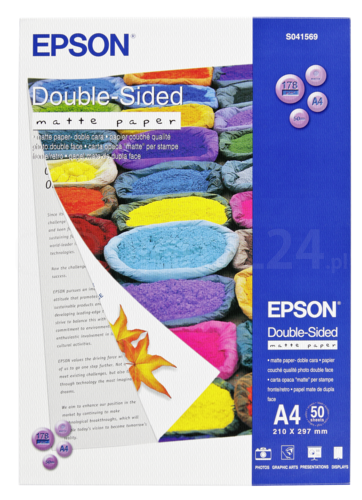 Papier Epson Double Side Matte 178g A4 50 szt.
