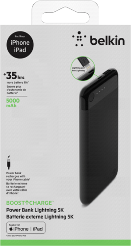 belkin boost charge power bank 5k with lightning connector