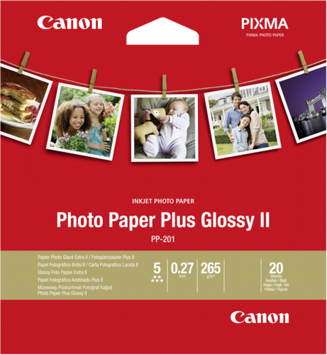 Canon PP-201 8,9 x 8,9 cm 20 k. Papier fotograficzny Plus Glossy II 265 g