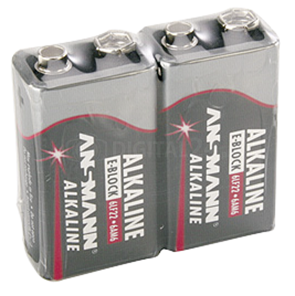 Baterie Ansmann Alkaline 9V - blister2 szt