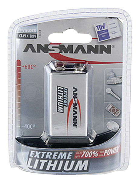 Bateria Ansmann Lithium 9V