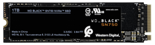 Dysk Western Digital Black SSD    1TB SN750 NVMe    WDBRPG0010BNC-WRSN